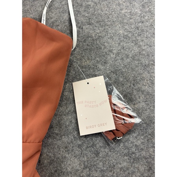 Birdy Grey Dress Women S Terracotta Winnie Convertible Dress Wedding Chiffon NWT - Picture 5 of 10